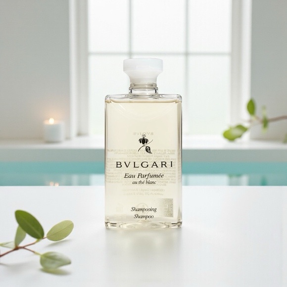 BVLGARI Eau Parfumée au Thé Blanc Shampoo Set of 3 White Tea 75ml NEW - Picture 6 of 11